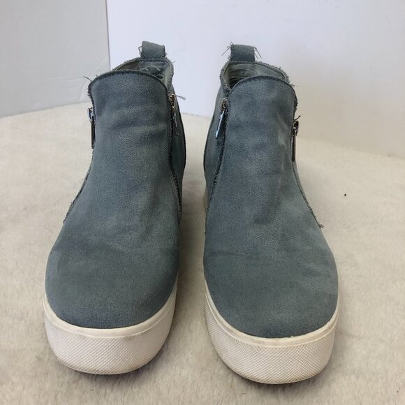 Soda Taylor Hidden Wedge Sole Ankle Heel Booties Side Zipper Shoes Size 8 - Picture 2 of 10